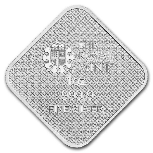 Lingot d'argent 1 oz the royal mint queen's beast completer – Image 2