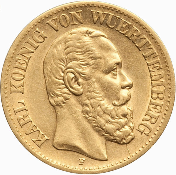 10 mark or karl wuerttemberg