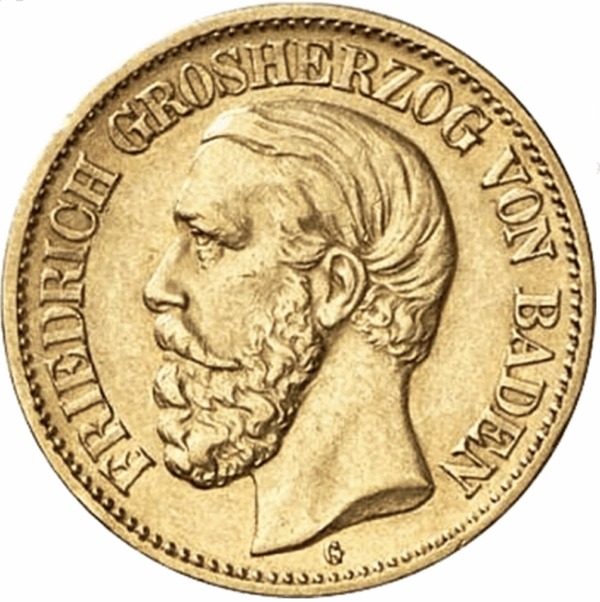 10 mark or friedrich I baden