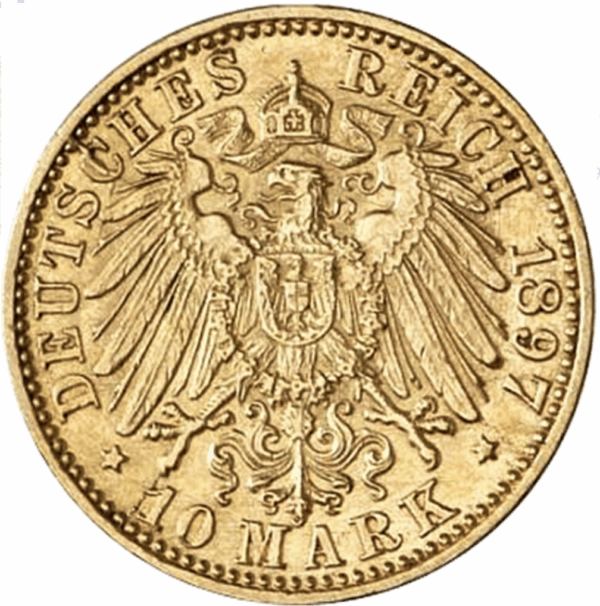 10 mark or friedrich I baden – Image 2