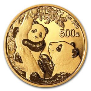 500 yuan panda 2021 30g