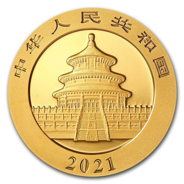 500 yuan panda 2021 30g – Image 2
