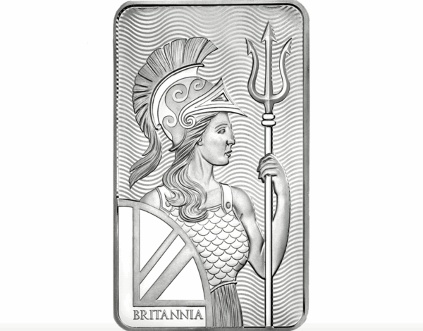 Lingot d'argent 10 oz royal mint britannia