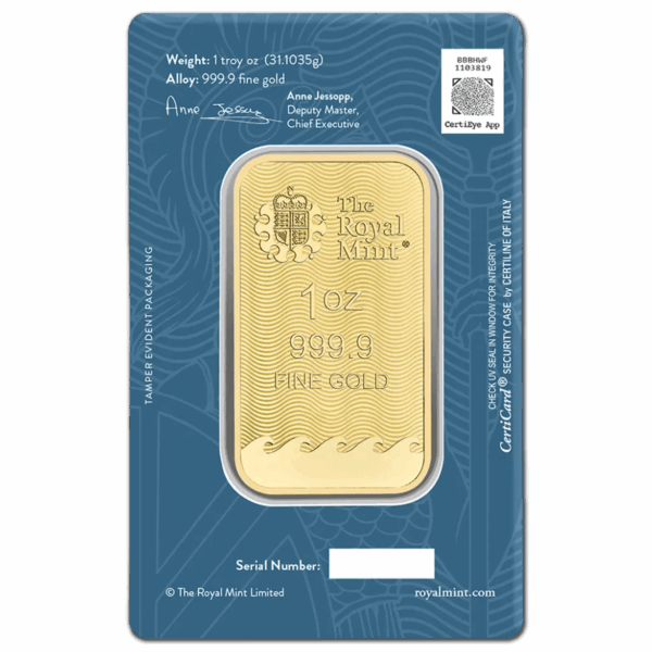 Lingot or 1 once Britannia The Royal Mint – Image 2