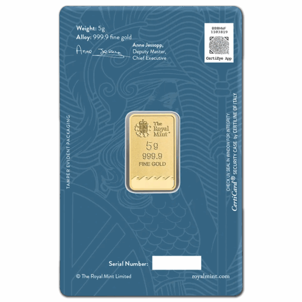 Lingot or 5 g Britannia The Royal Mint – Image 2
