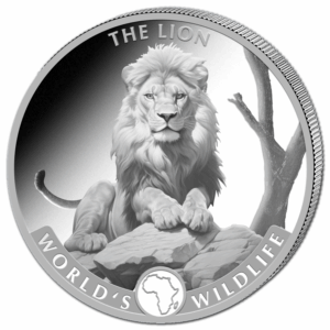 1 oz lion world‘s wildlife 2025
