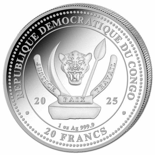 1 oz lion world‘s wildlife 2025 – Image 2