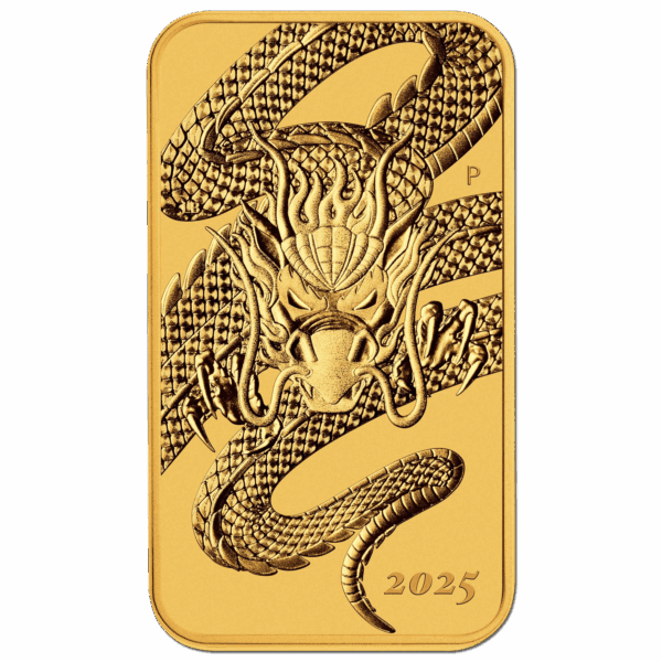 1 oz dragon rectangulaire 2025