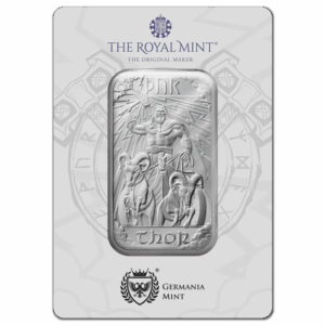 Lingot d'argent 1 oz thor the royal mint