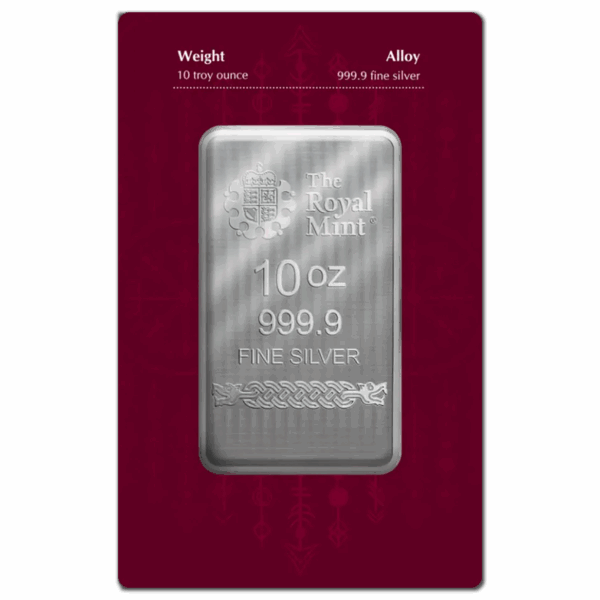 Lingot argent 10 oz thor the royal mint – Image 2
