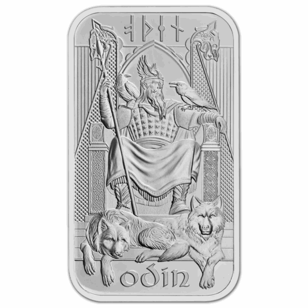 Lingot d'argent 1 oz odin the royal mint – Image 3