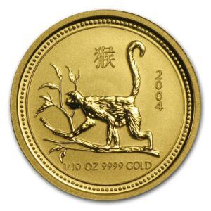 1/10 oz singe 2004 lunar I