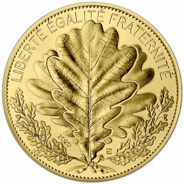 2500 euros or feuille de chêne 2020