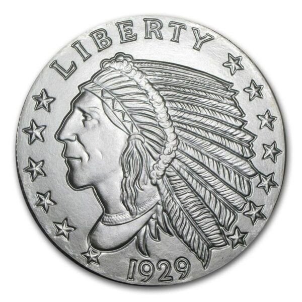5 oz indien argent
