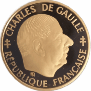 1 franc or 1988 De Gaulle belle épreuve