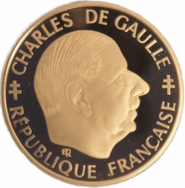 1 franc or 1988 De Gaulle belle épreuve