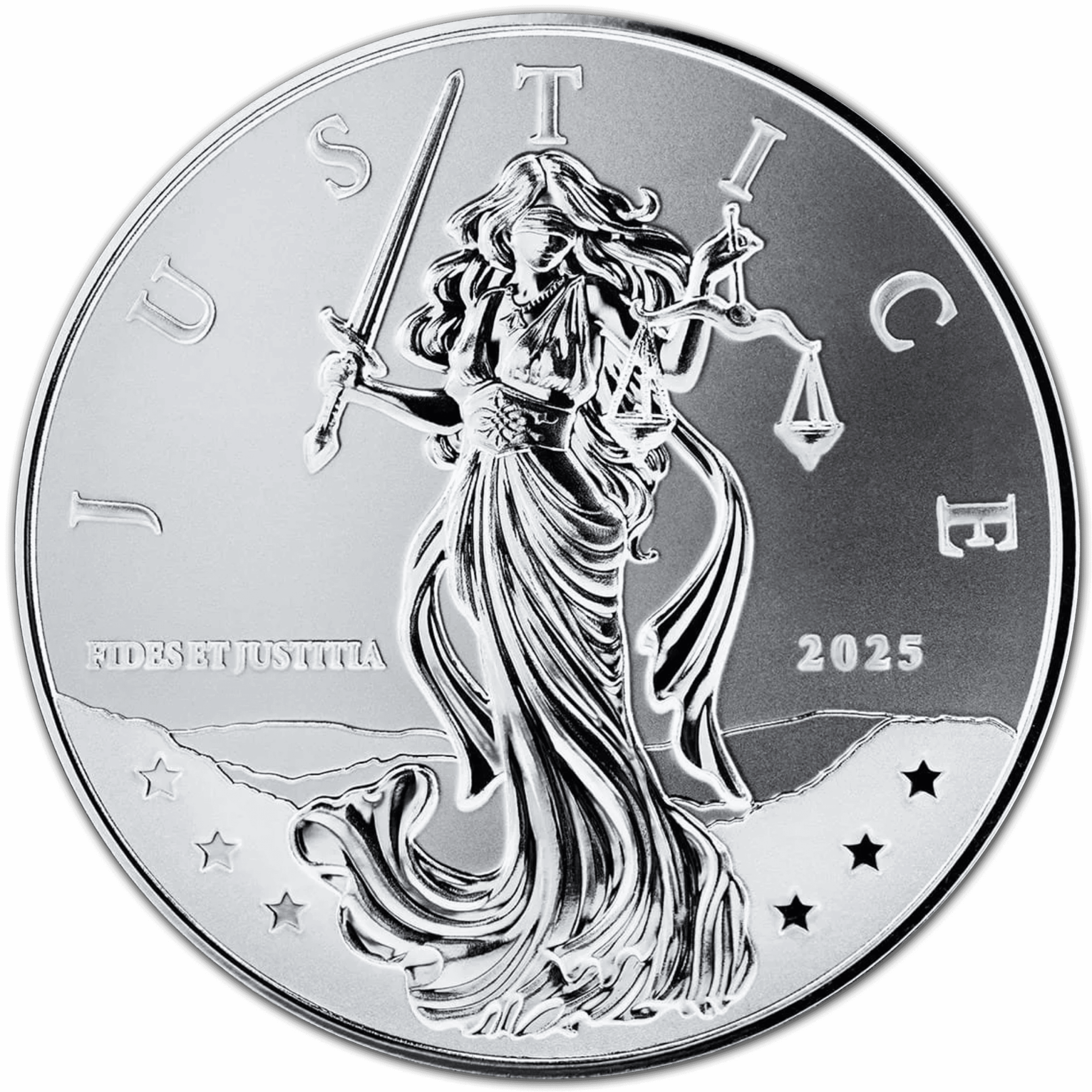 1 oz lady justice 2025