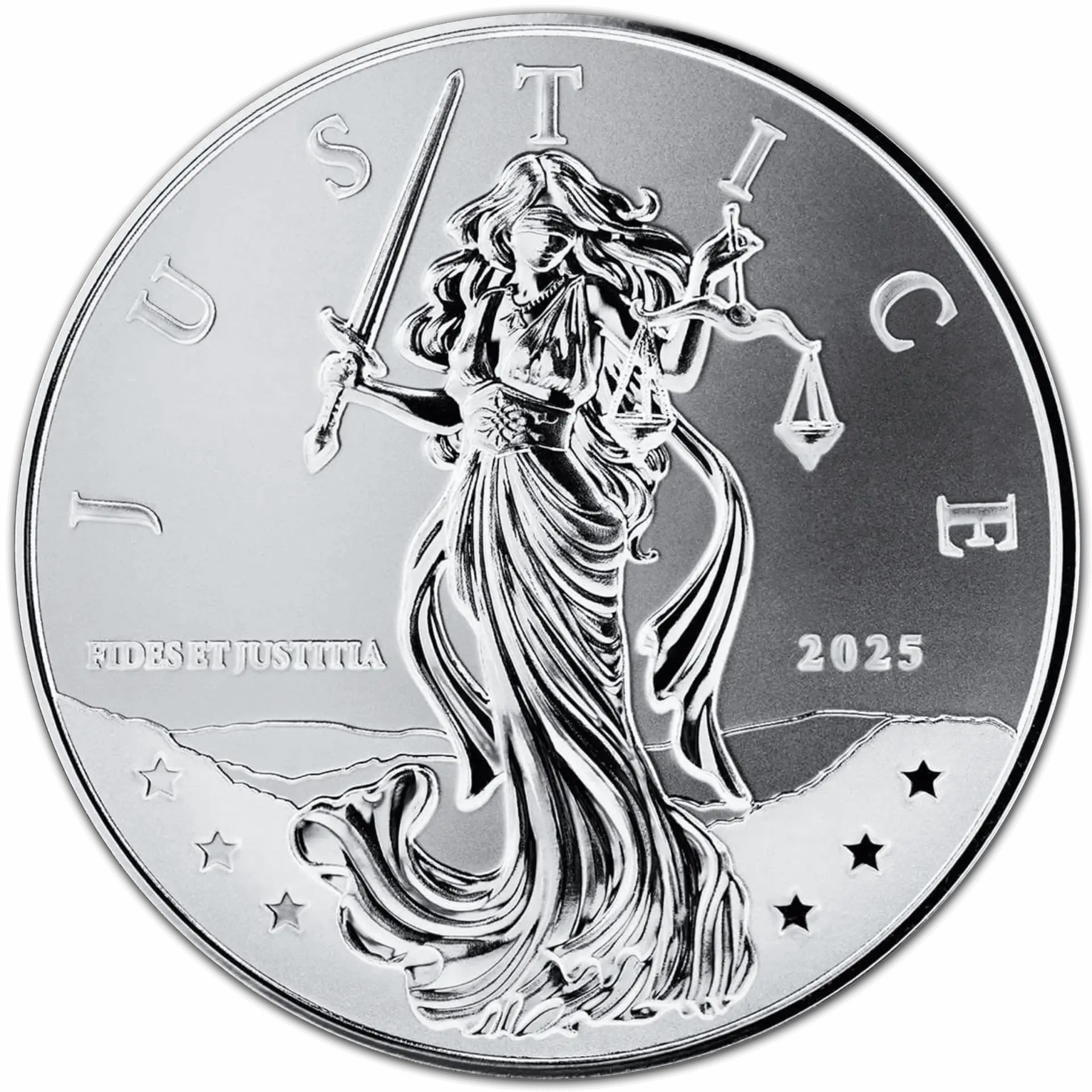 1 oz lady justice 2025