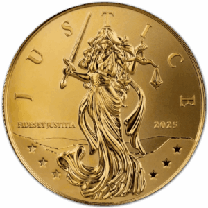 1/10 oz lady justice 2025