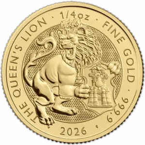 1/4 oz lion de la reine tudor beasts 2026