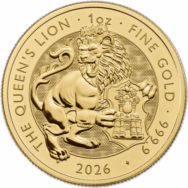 1 oz lion de la reine tudor beasts 2026