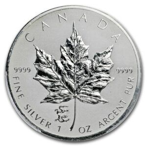 1 oz maple leaf PM dragon 2012
