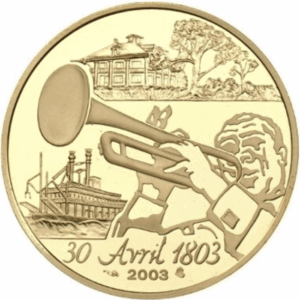 20 euros 2003 vente de la louisiane
