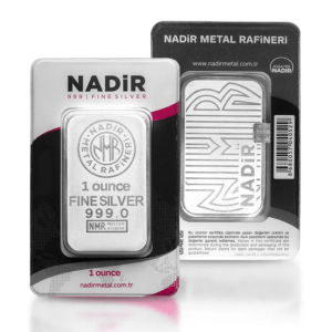 Lingot argent 1 oz nadir