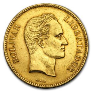 100 bolivars or 1887