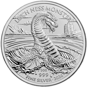 1 oz monstre du loch ness créatures légendaires 2026