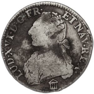 Écu "aux branches d'olivier" Louis XVI 1781 Bordeaux #1012