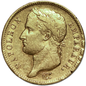 40 Francs Napoléon Empereur 1809 Lille #1029