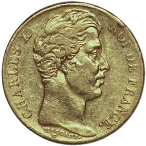 20 Francs Charles X 1825 Lille #1031