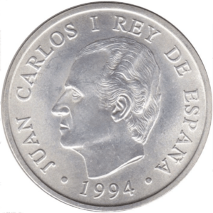 2000 pesetas Banque d'Espagne 1994 argent