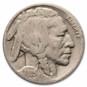 5 cents 1935 buffalo nickel