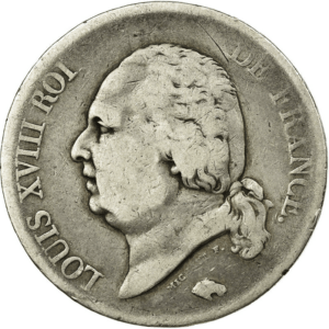 5 francs louis XVIII