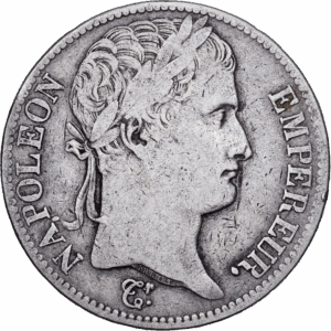 5 francs napoléon empereur 1811 rouen argent #1004