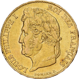 20 Francs Or Louis Philippe I Lille 1839 #1039