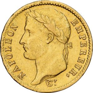 20 Francs Or Napoleon Empereur Paris 1808 #1041