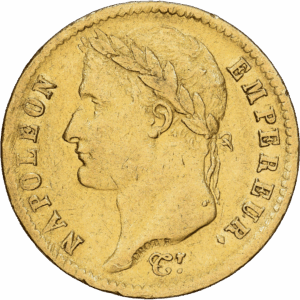 20 Francs Or Napoleon Empereur Lille #1050