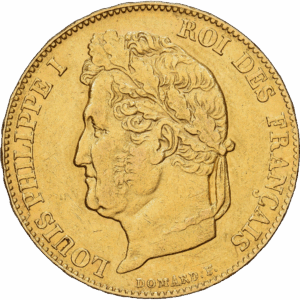 20 Francs Or Louis-Philippe I Paris #1072