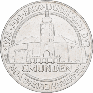 Autriche Argent 100 Schilling Gmunden #1074