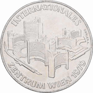 Autriche	Argent 100 Schilling Centre International #1076