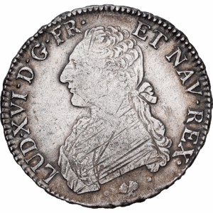 Écu Argent "aux rameaux d'olivier" Louis XVI Bayonne 1776 #1080
