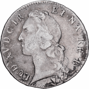 Écu de Béarn Argent "au bandeau" Louis XV Pau 1751 #1081