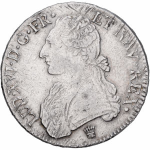 Écu	Argent "aux rameaux d'olivier" Louis XVI Limoges 1776 #1083
