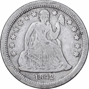 one dime seated liberty 1872 nouvelle orléans argent #1098