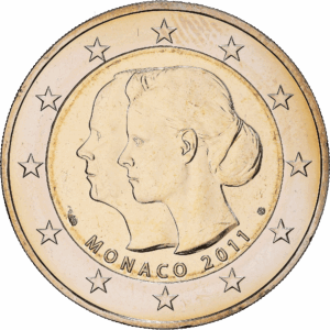 Monaco 2 Euros  Mariage princier #1100
