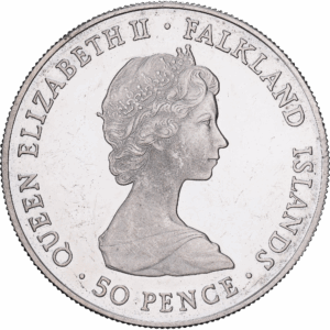 50 Pence Argent Elizabeth II 1980 #1118
