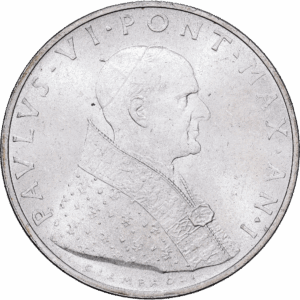 500 lires Argent Paul VI Rome 1963 #1121